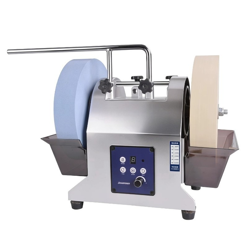 Commercial Kitchen Knife Sharpener - مبراة سكاكين كهربائية بعجلتين، صغيرة للاستخدام