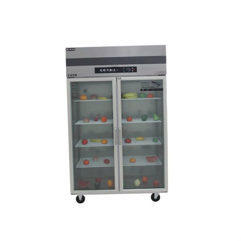 Commercial Kitchen Kitchen - ثلاجة تجارية مخصصة للمطابخ بباب زجاجي،