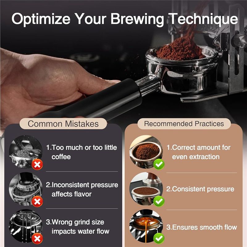 Breville Espresso Barista Express - حامل فلتر قهوة ABUN مقاس 54