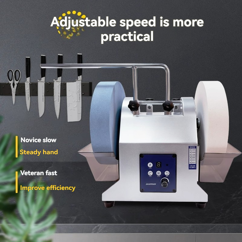 مبراة سكاكين كهربائية بعجلتين، - مراجعة Commercial Kitchen Knife Sharpener وسعره