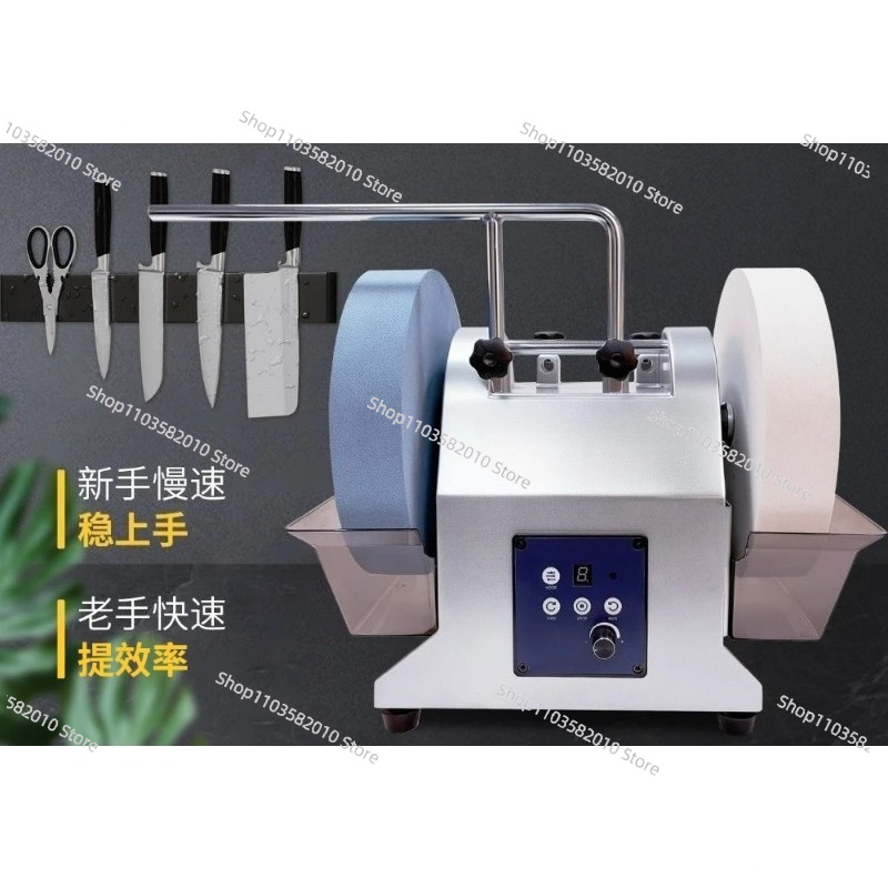 آلة شحذ مدمجة بعجلتين مزدوجتين - مراجعة Commercial Kitchen Knife Sharpener وسعره