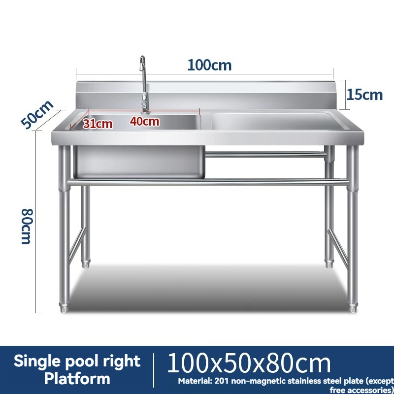 Commercial Stainless Steel Sin - مراجعة Commercial Kitchen Plumbing وسعره