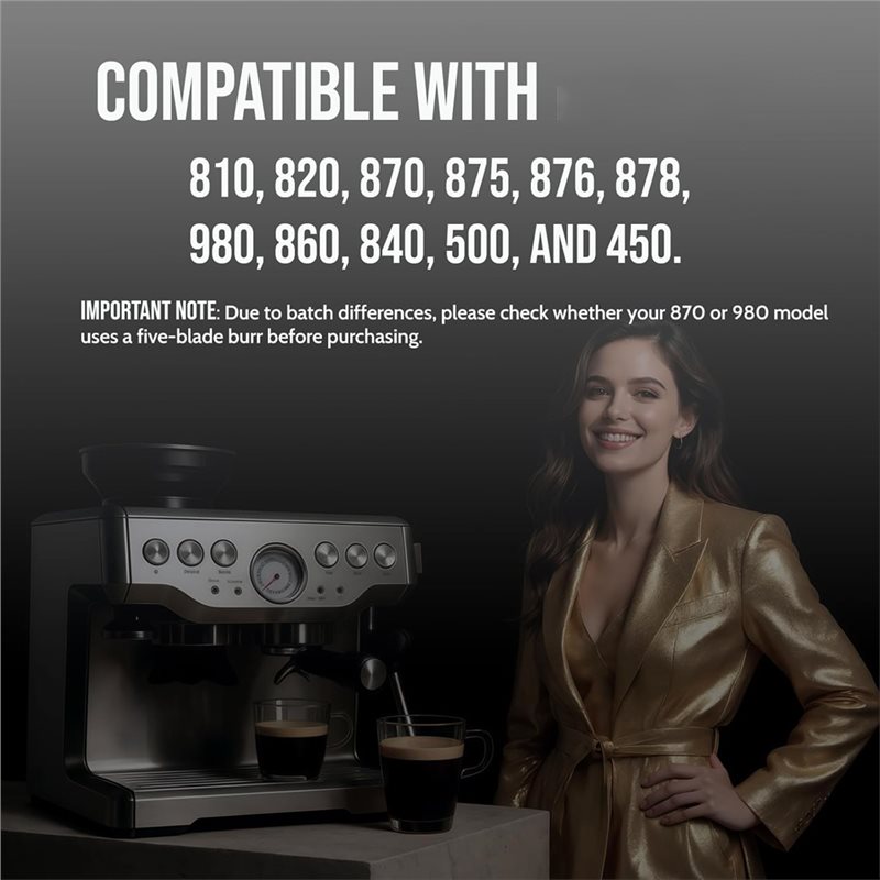 شفرة طحن (AIMA) بديلة لآلة الق - مراجعة Breville Espresso Barista Express وسعره