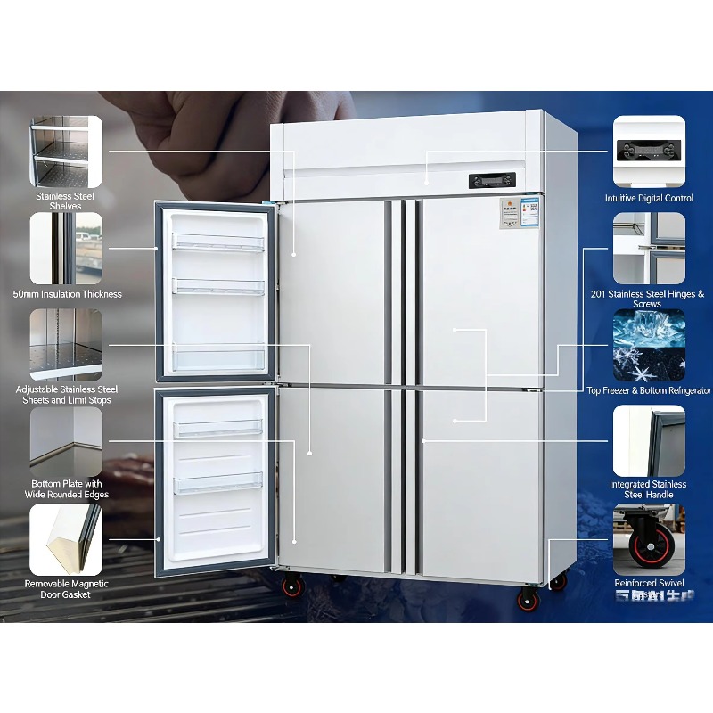ثلاجة تجارية من الفولاذ المقاو - مراجعة Commercial Kitchen Kitchen وسعره