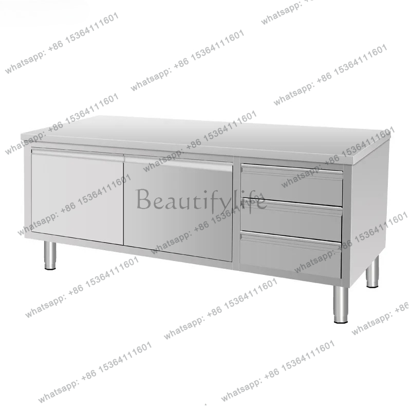 خزانة مطبخ تجارية من الفولاذ ا - مراجعة Commercial Kitchen Worktops وسعره