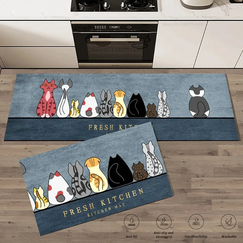 القط المطبخ الزاوية طويلة الكل - مراجعة Commercial Kitchen Vinyl وسعره